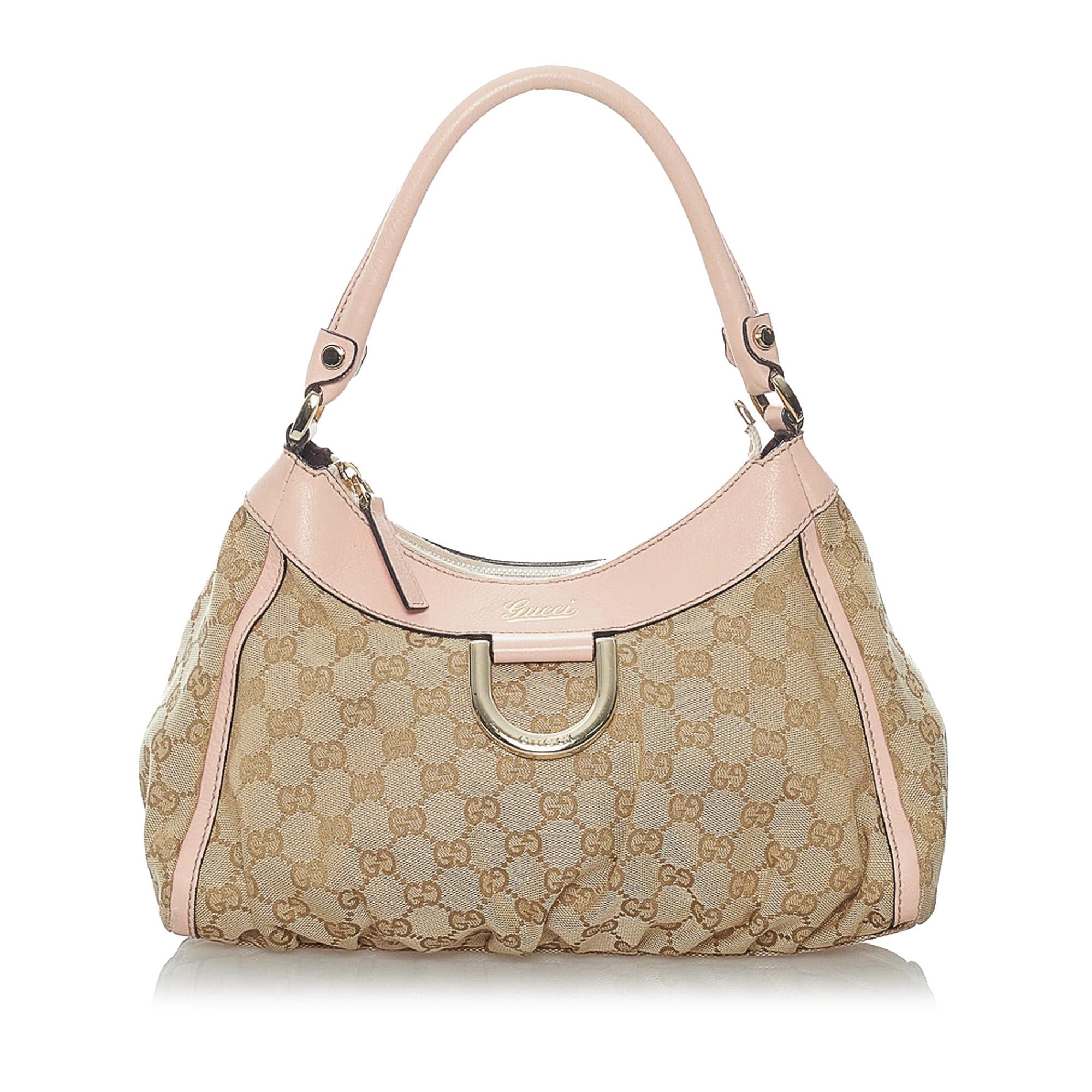 Gucci Gucci Canvas Abbey D-Ring Shoulder Bag (SHG-30194)