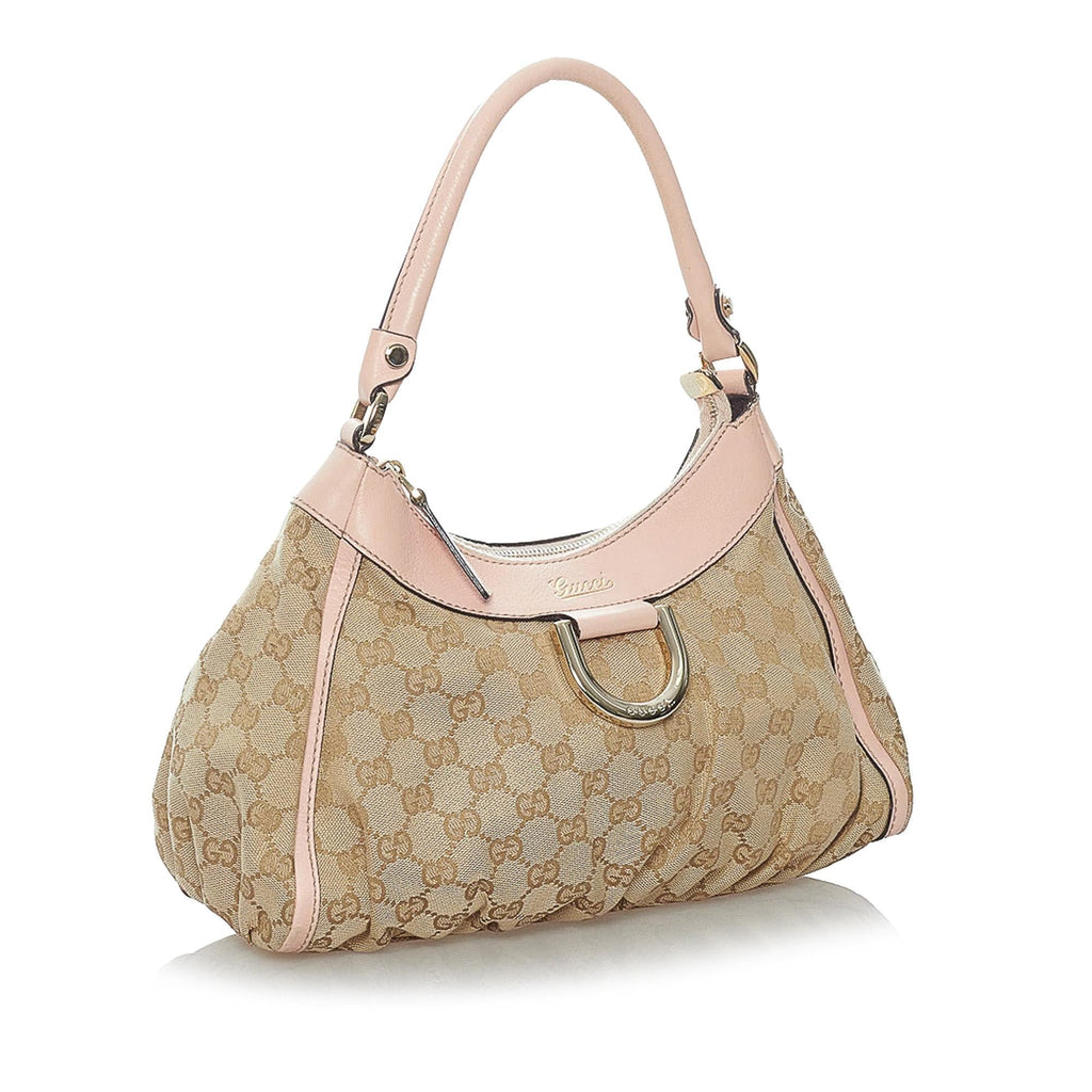Gucci Gucci Canvas Abbey D-Ring Shoulder Bag (SHG-30194)