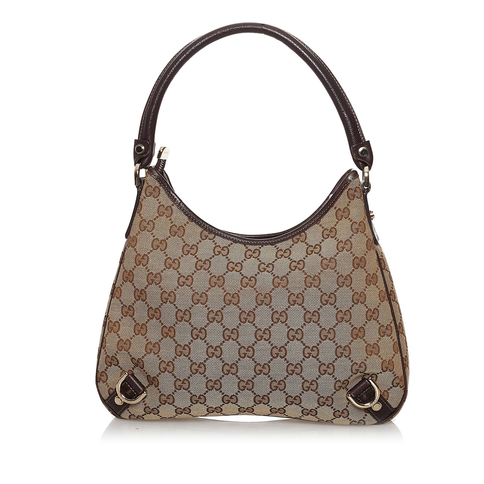 Gucci Gucci Canvas Abbey D-Ring Shoulder Bag (SHG-30808)