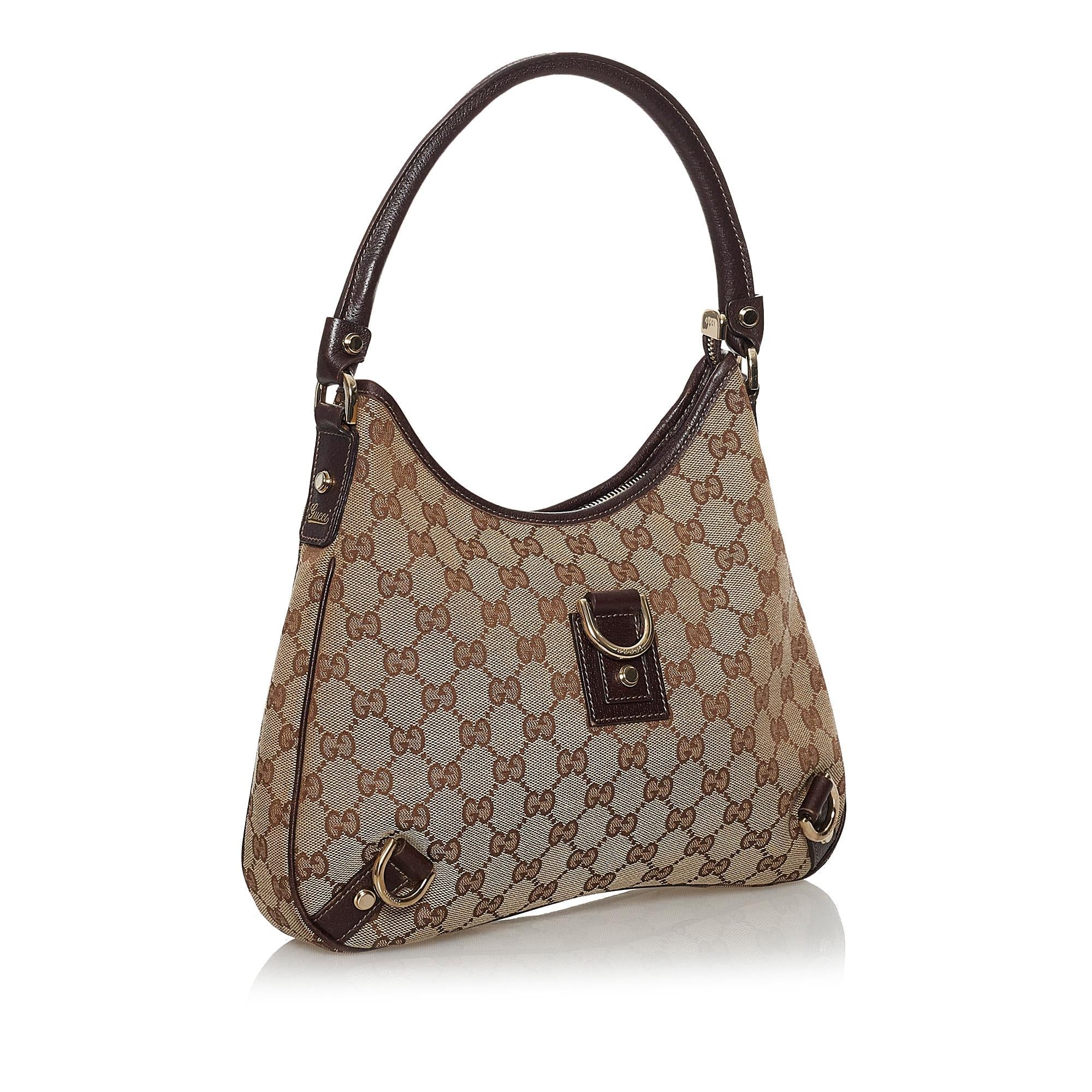 Gucci Gucci Canvas Abbey D-Ring Shoulder Bag (SHG-30808)