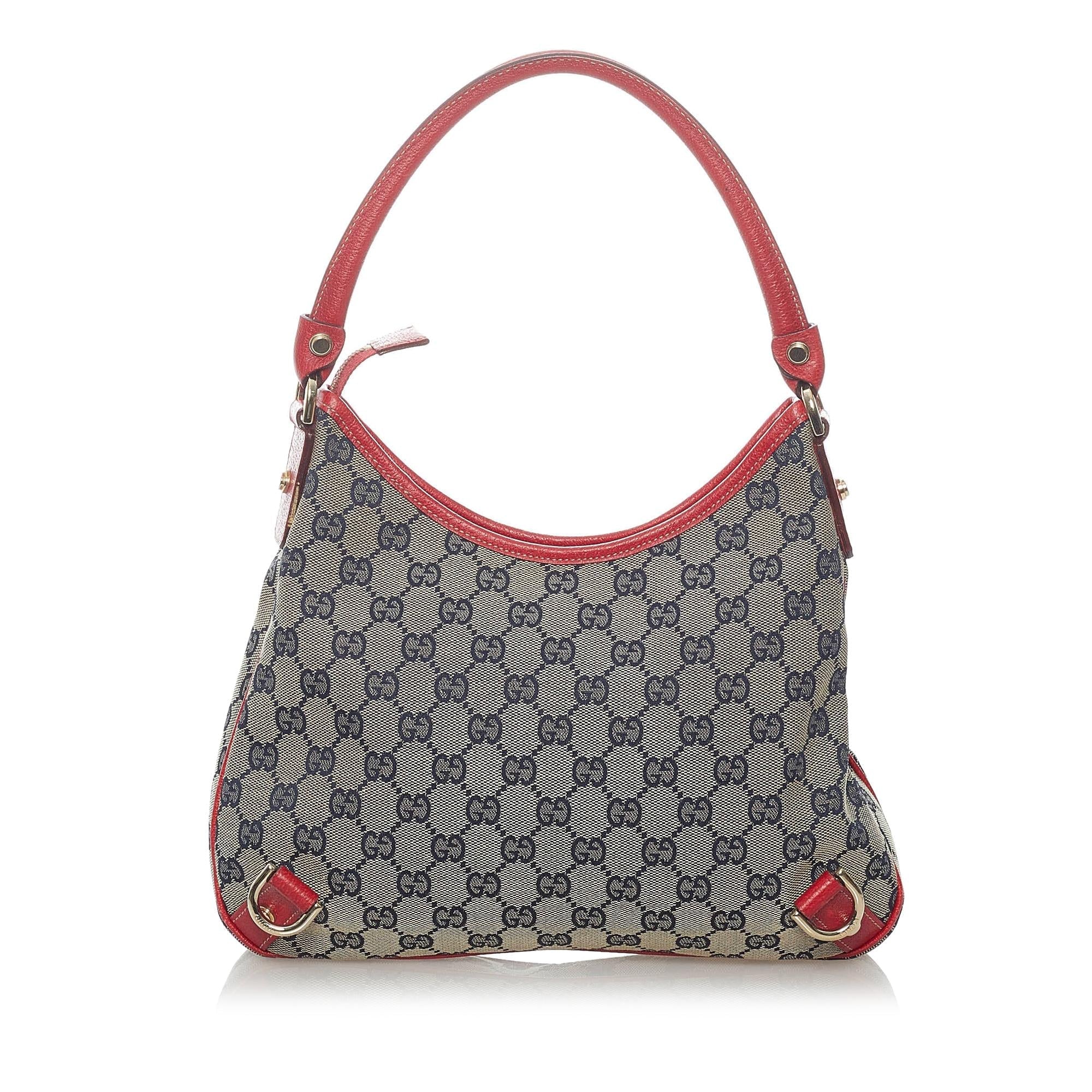 Gucci Gucci Canvas Abbey D-Ring Shoulder Bag (SHG-30958)