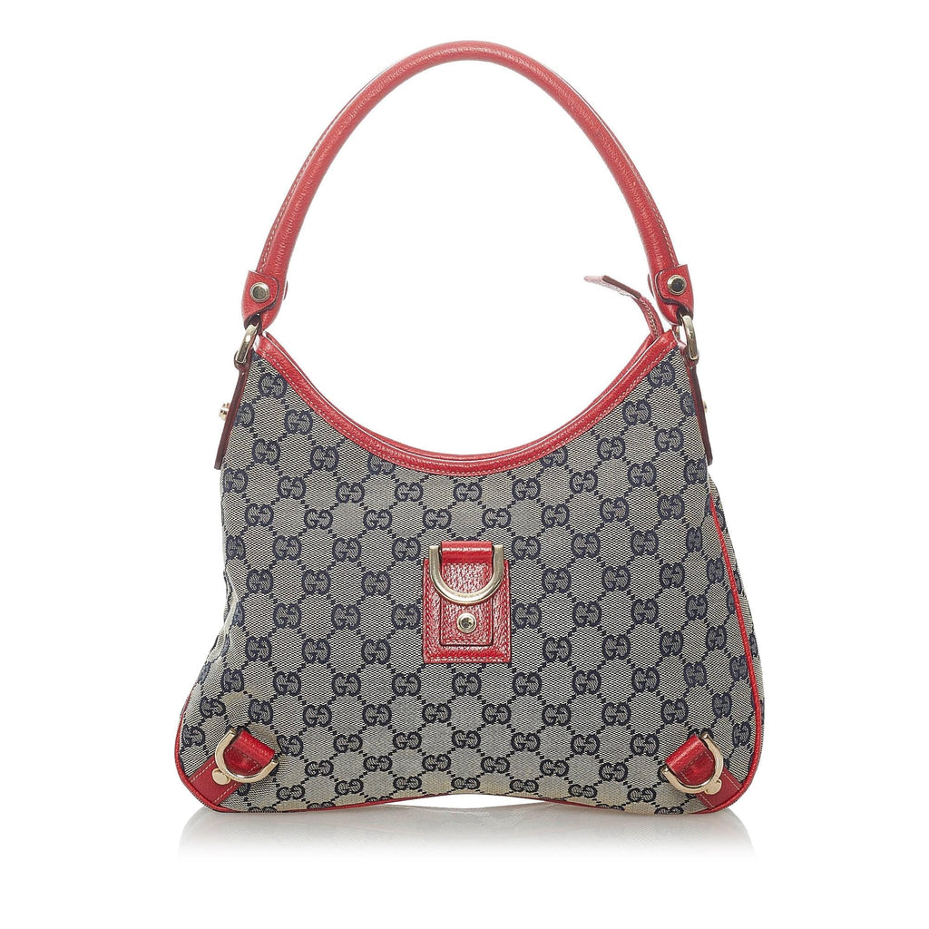 Gucci Gucci Canvas Abbey D-Ring Shoulder Bag (SHG-30958)