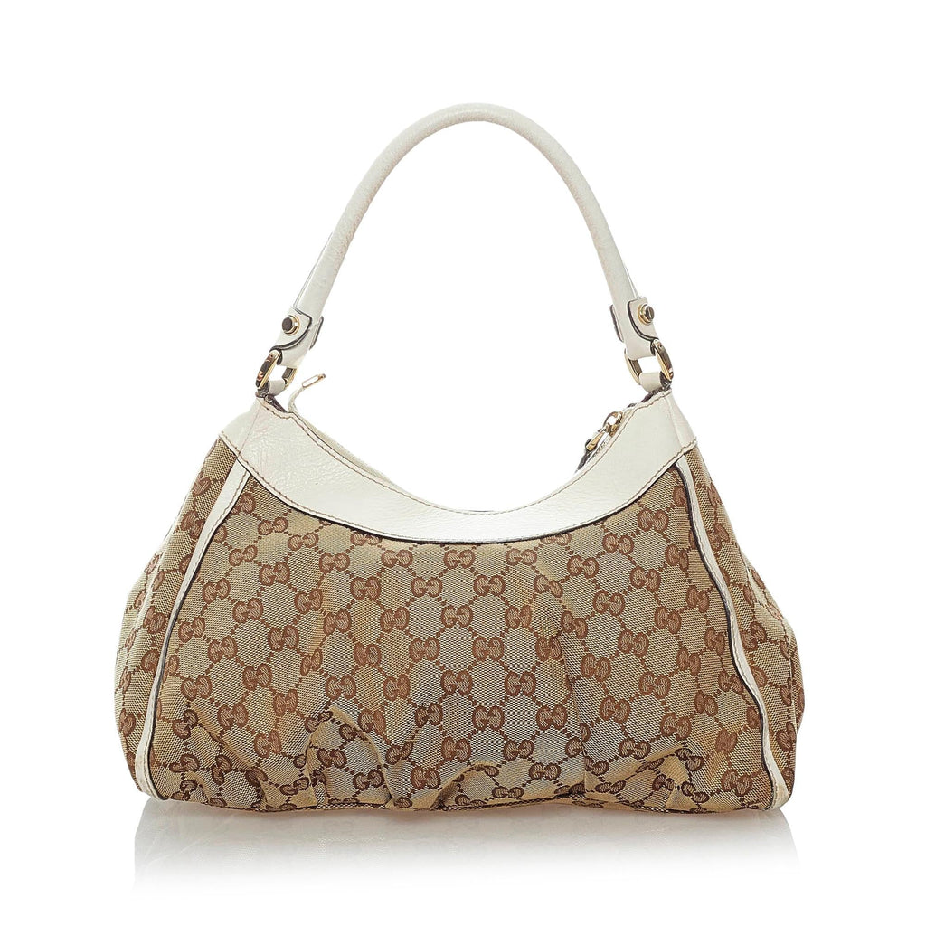Gucci Gucci Canvas Abbey D-Ring Shoulder Bag (SHG-30987)