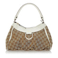 Gucci GG Canvas Abbey D-Ring Shoulder Bag (SHG-31321)