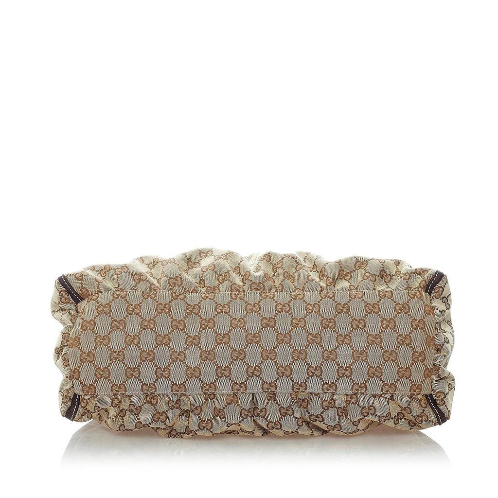Gucci GG Canvas Abbey D-Ring Shoulder Bag (SHG-31464)