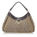 Gucci GG Canvas Abbey D-Ring Shoulder Bag (SHG-31464)