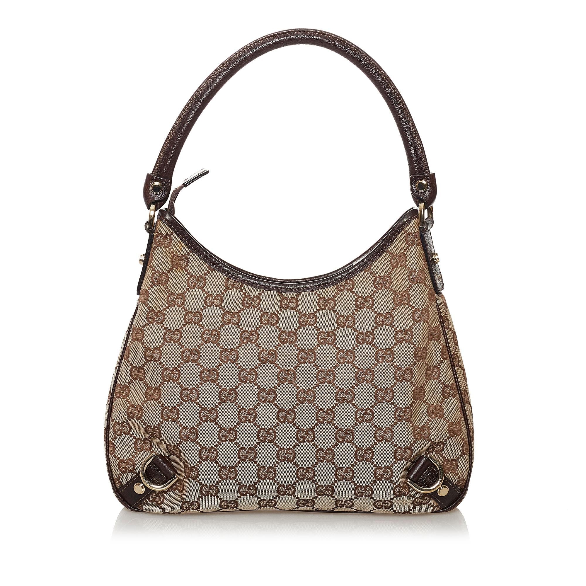Gucci Gucci Canvas Abbey D-Ring Shoulder Bag (SHG-32514)