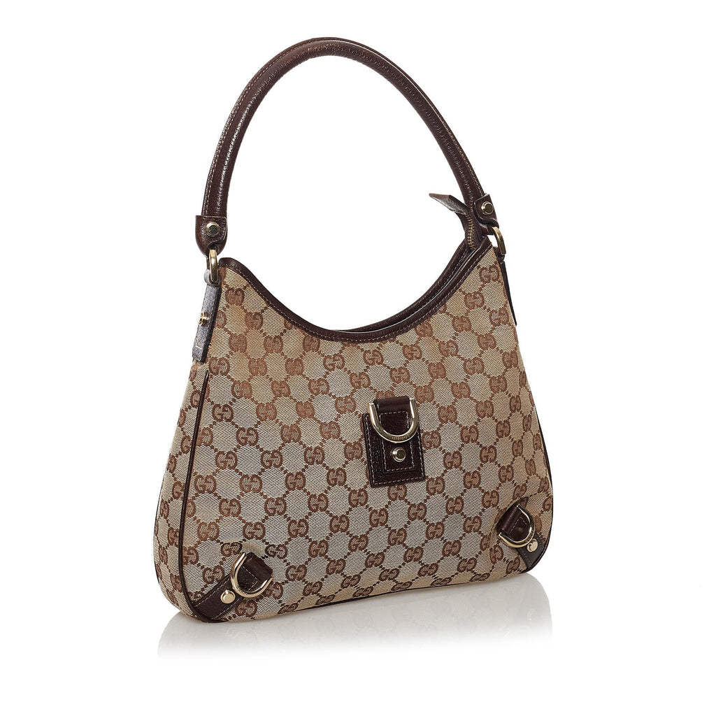 Gucci Gucci Canvas Abbey D-Ring Shoulder Bag (SHG-32514)