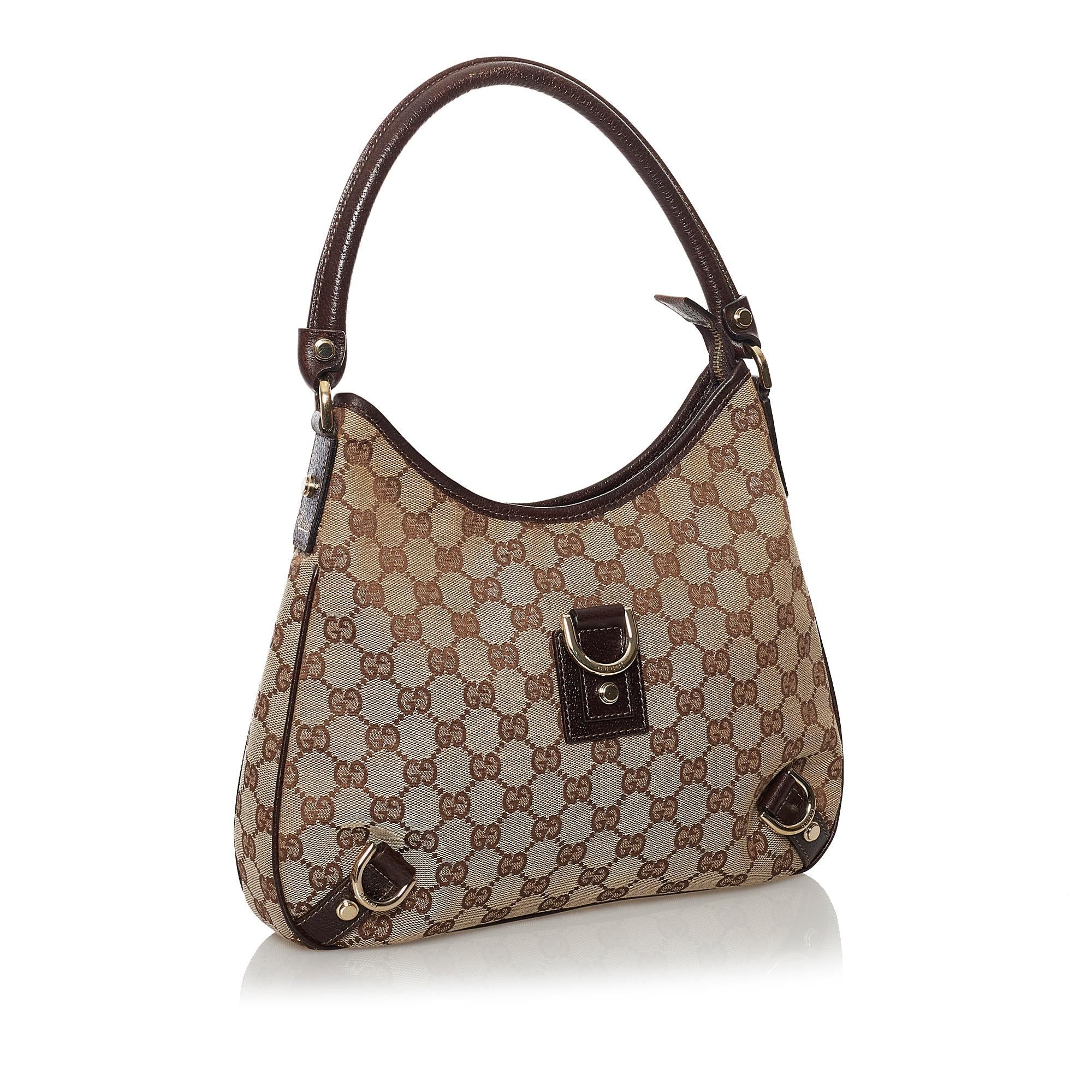 Gucci Gucci Canvas Abbey D-Ring Shoulder Bag (SHG-32514)
