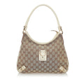 Gucci Gucci Canvas Abbey D-Ring Shoulder Bag (SHG-32884)