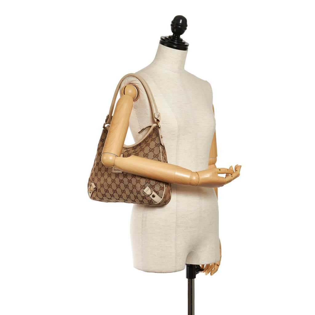 Gucci Gucci Canvas Abbey D-Ring Shoulder Bag (SHG-32884)
