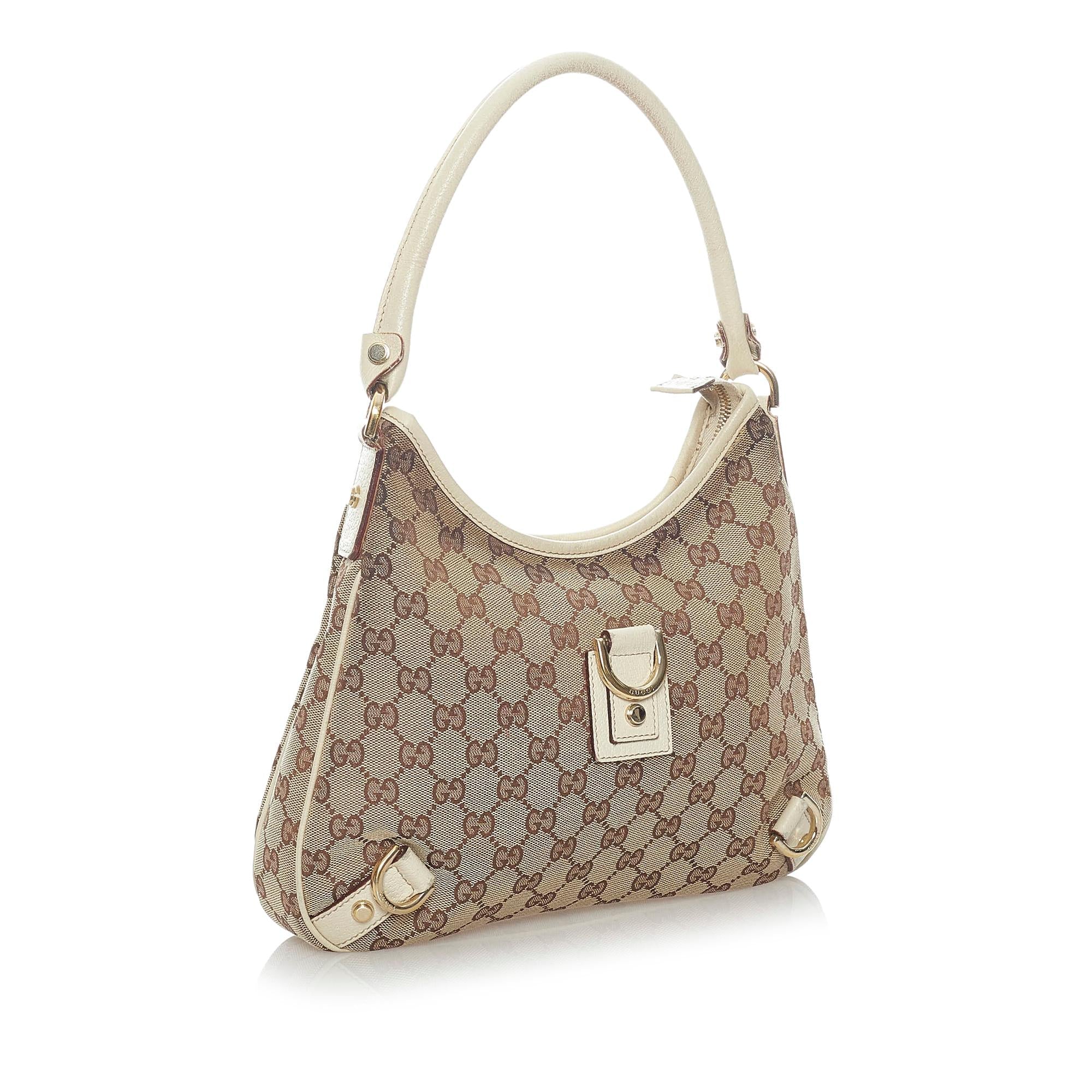 Gucci Gucci Canvas Abbey D-Ring Shoulder Bag (SHG-32884)