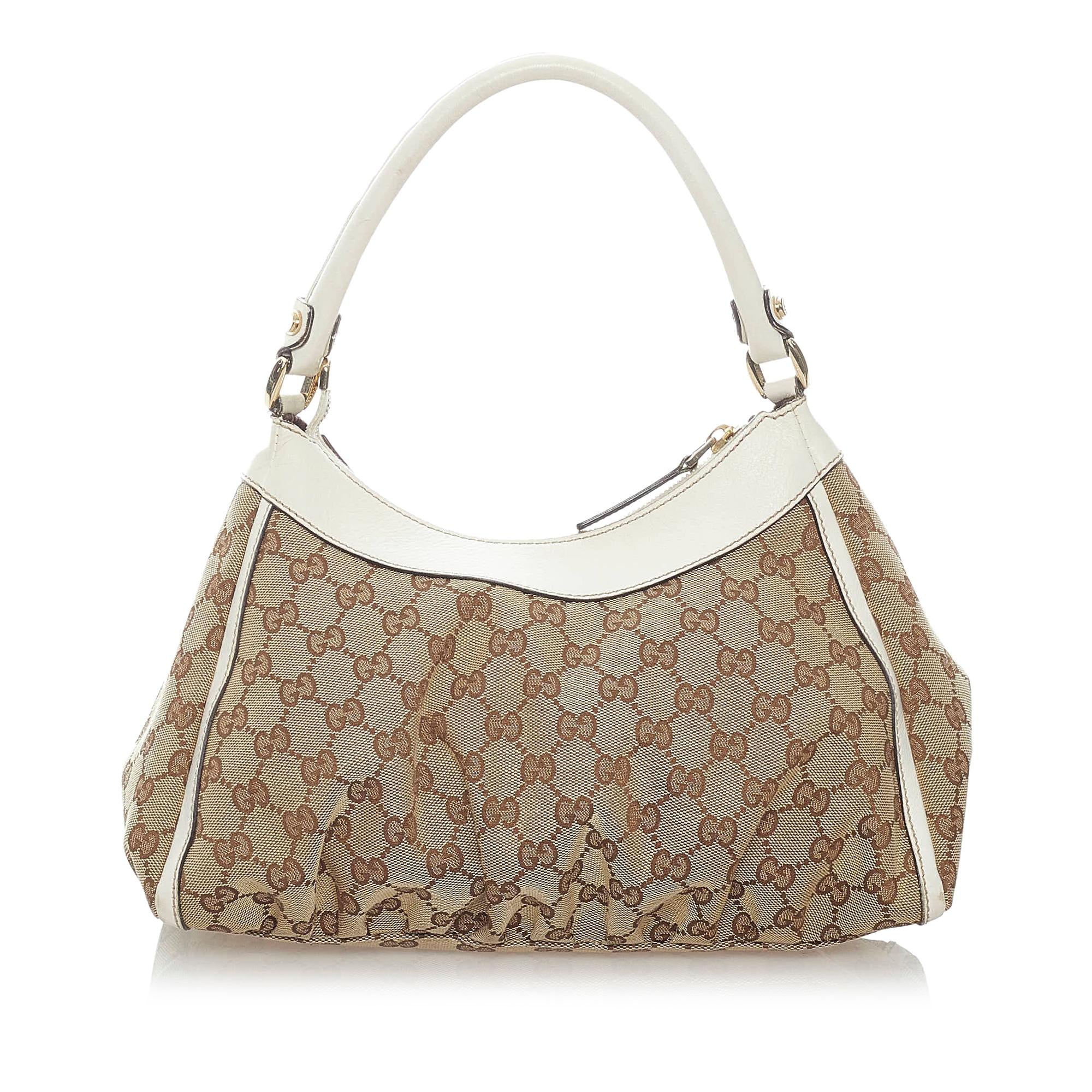 Gucci Gucci Canvas Abbey D-Ring Shoulder Bag (SHG-32886)