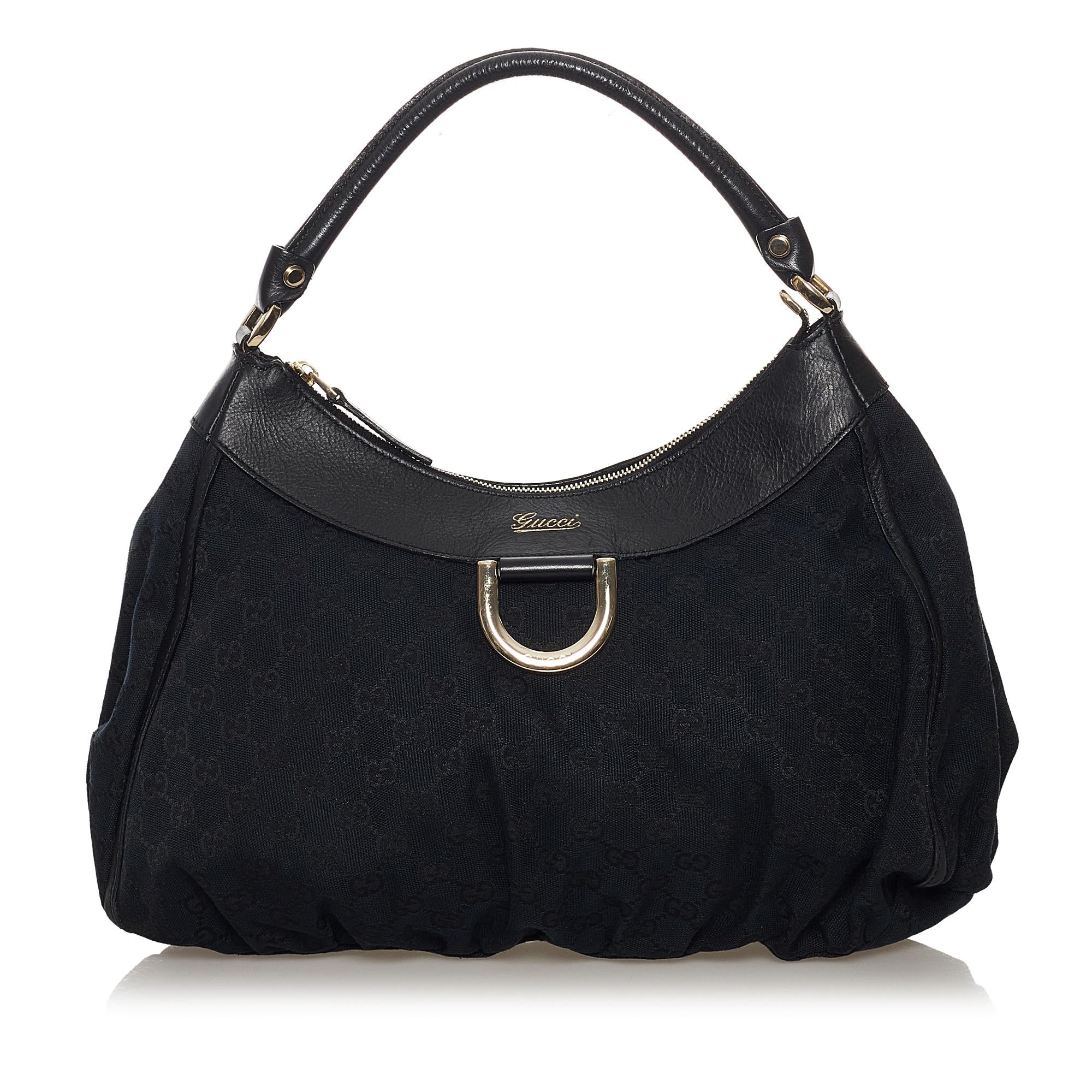 Gucci Gucci Canvas Abbey D-Ring Shoulder Bag (SHG-33226)