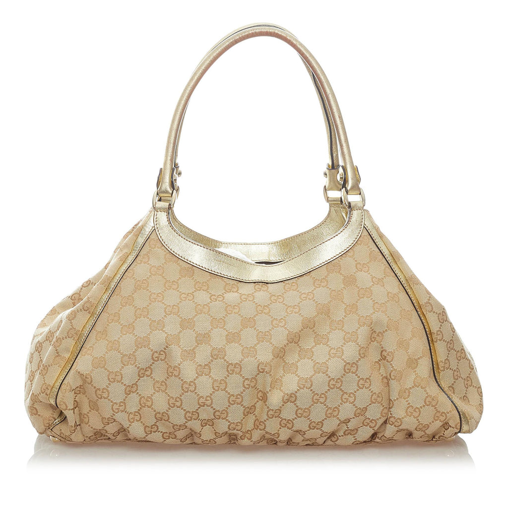 Gucci Gucci Canvas Abbey D-Ring Shoulder Bag (SHG-33230)
