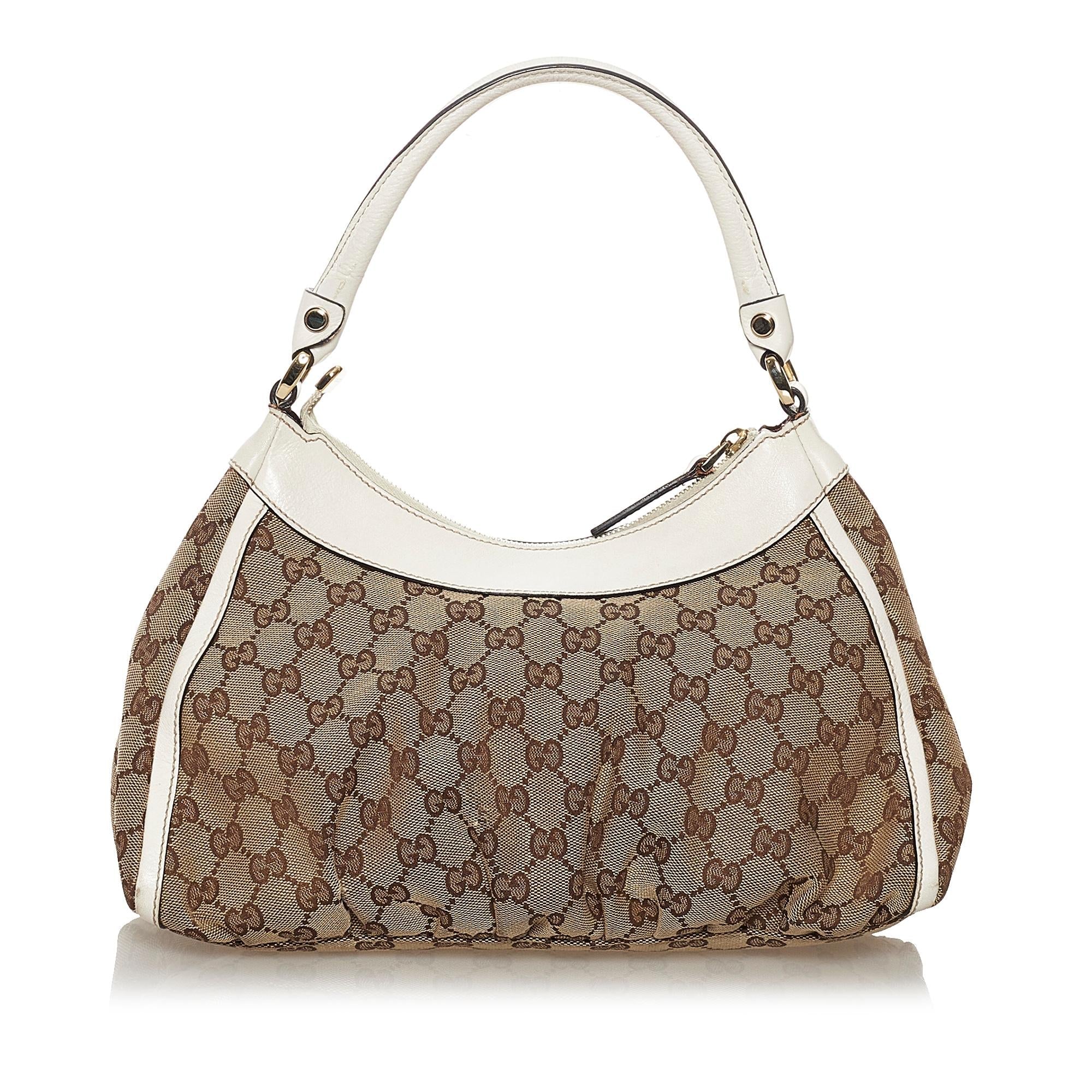 Gucci Gucci Canvas Abbey D-Ring Shoulder Bag (SHG-33347)