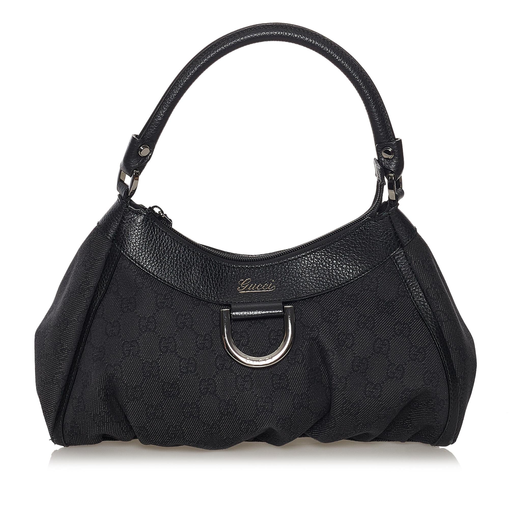 Gucci Gucci Canvas Abbey D-Ring Shoulder Bag (SHG-33709)