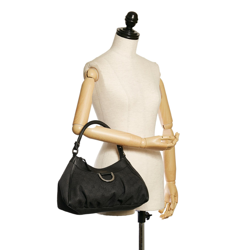 Gucci Gucci Canvas Abbey D-Ring Shoulder Bag (SHG-33709)