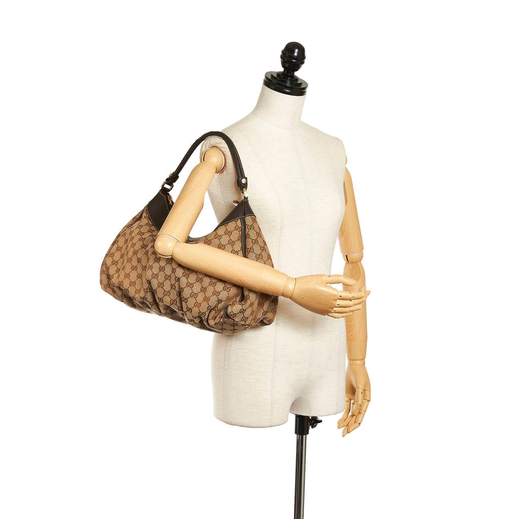 Gucci Gucci Canvas Abbey D-Ring Shoulder Bag (SHG-33751)