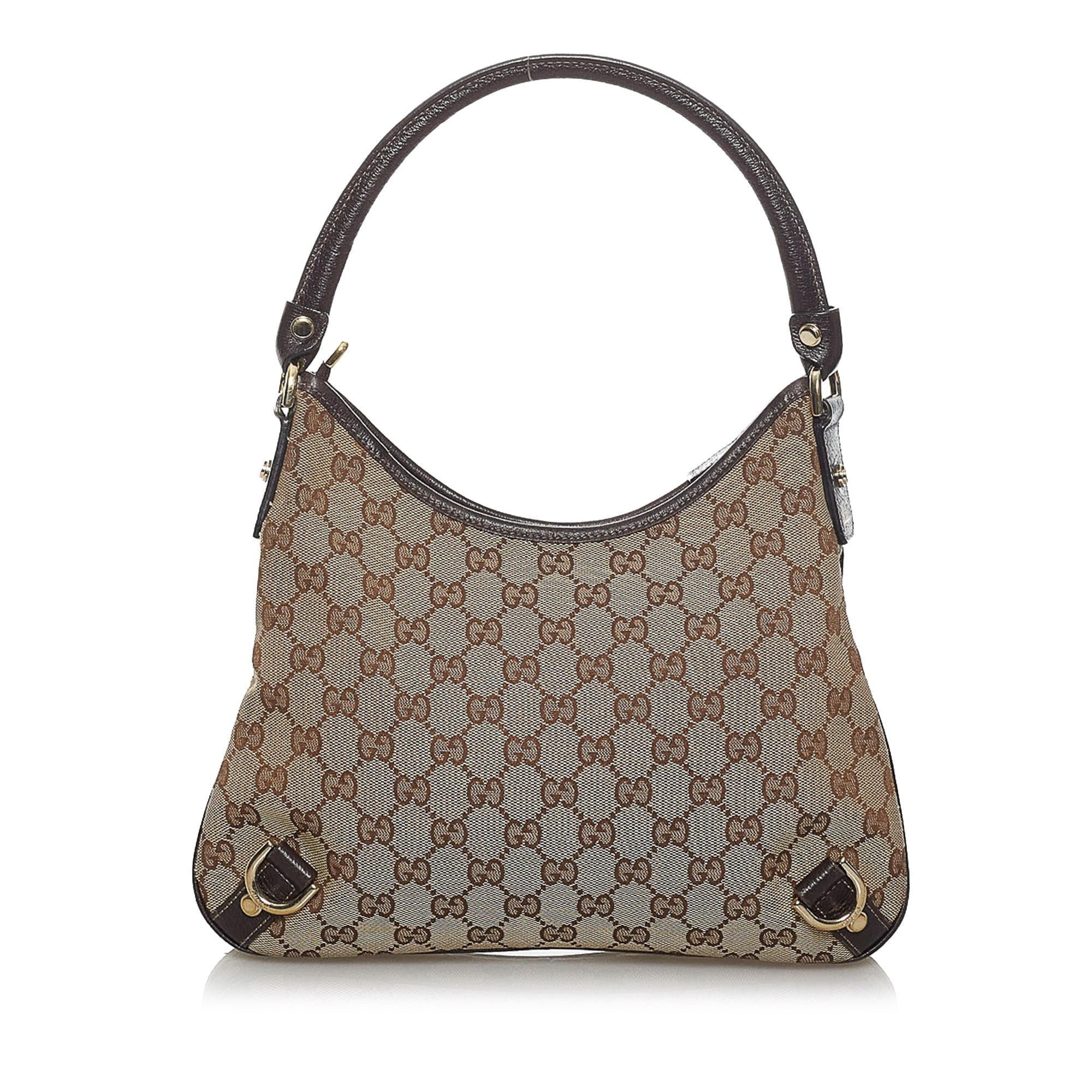 Gucci Gucci Canvas Abbey D-Ring Shoulder Bag (SHG-33753)