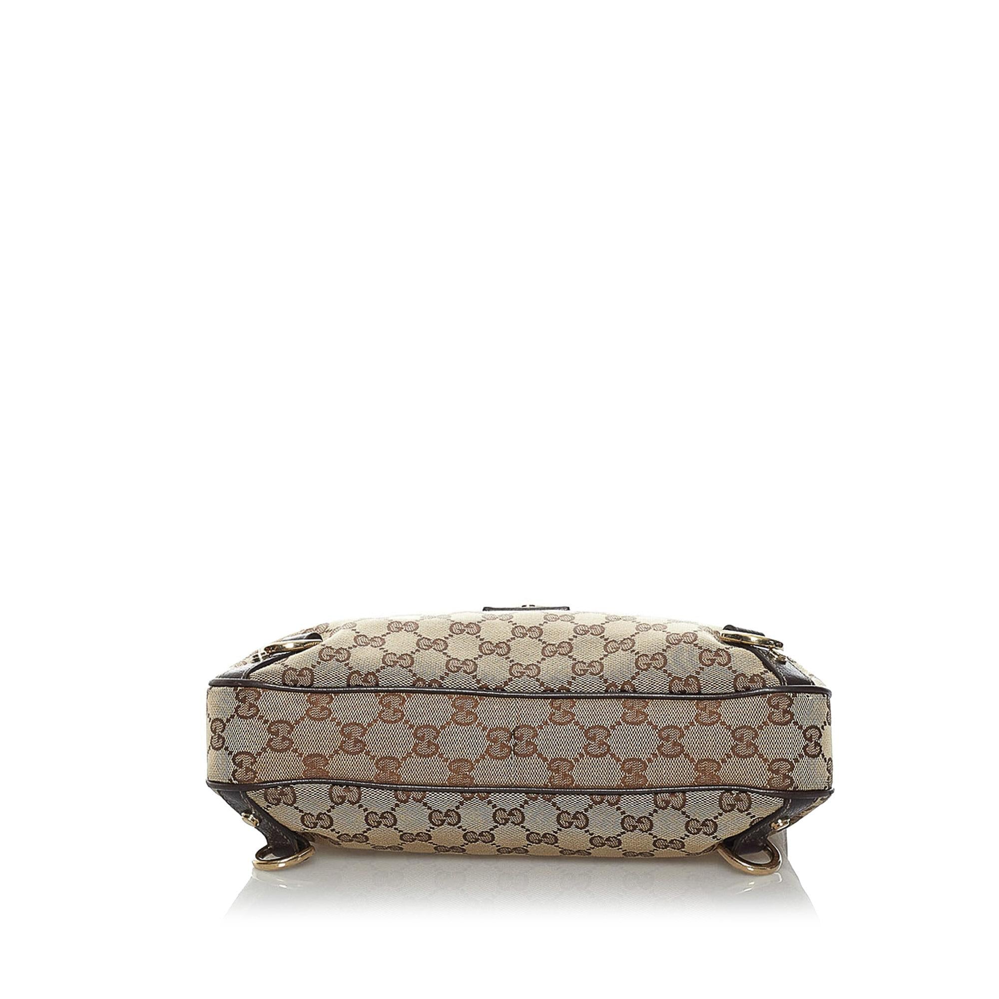 Gucci Gucci Canvas Abbey D-Ring Shoulder Bag (SHG-33753)