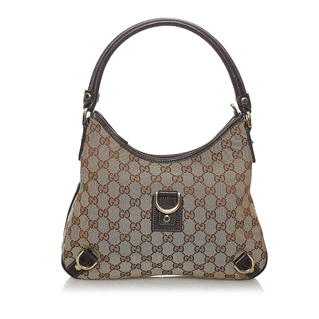 Gucci Gucci Canvas Abbey D-Ring Shoulder Bag (SHG-33753)