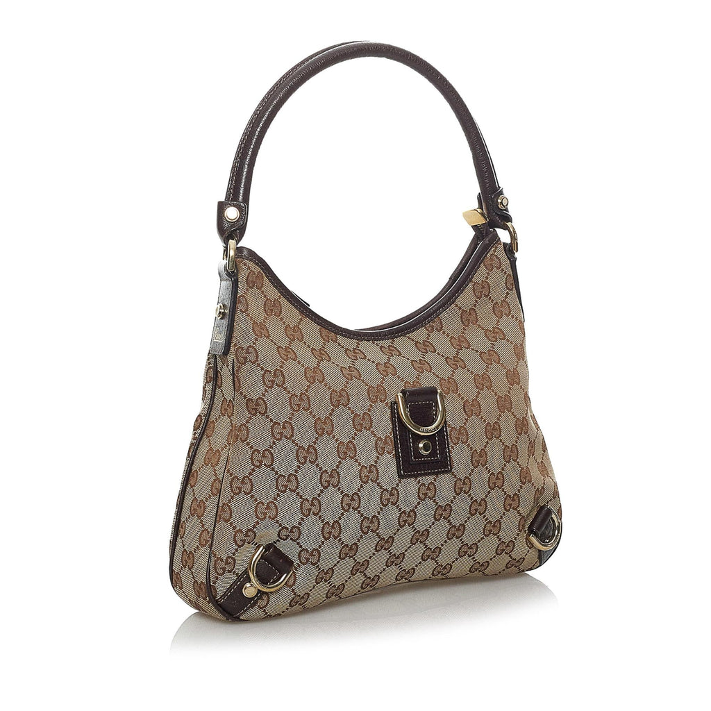 Gucci Gucci Canvas Abbey D-Ring Shoulder Bag (SHG-33753)