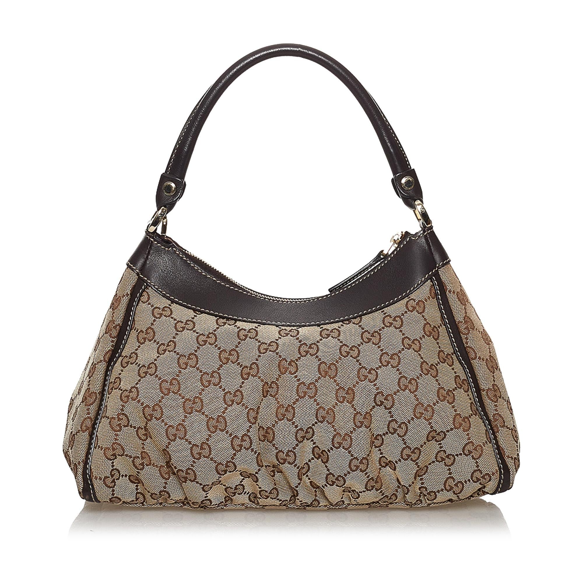 Gucci Gucci Canvas Abbey D-Ring Shoulder Bag (SHG-33937)