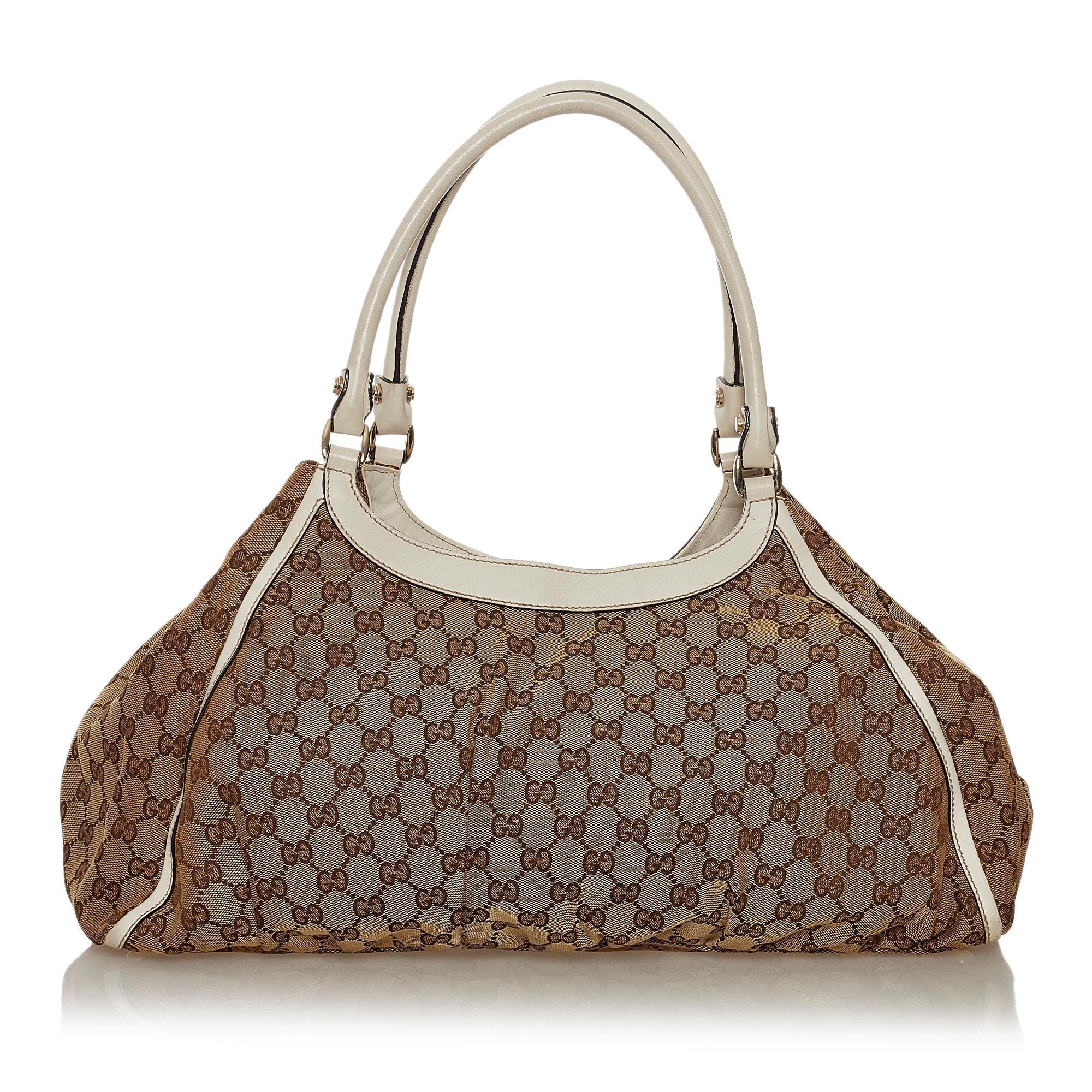 Gucci Gucci Canvas Abbey D-Ring Shoulder Bag (SHG-34093)