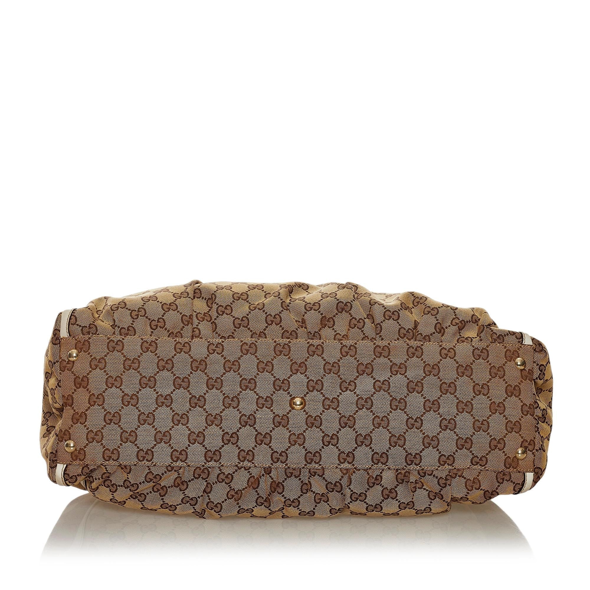 Gucci Gucci Canvas Abbey D-Ring Shoulder Bag (SHG-34093)