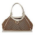 Gucci Gucci Canvas Abbey D-Ring Shoulder Bag (SHG-34093)
