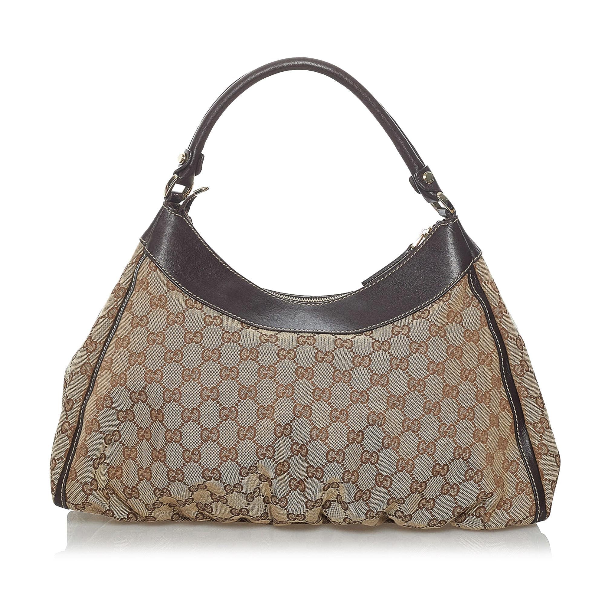 Gucci Gucci Canvas Abbey D-Ring Shoulder Bag (SHG-34136)