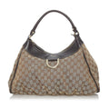 Gucci Gucci Canvas Abbey D-Ring Shoulder Bag (SHG-34136)