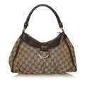 Gucci GG Canvas Abbey D-Ring Shoulder Bag (SHG-34625)