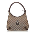 Gucci GG Canvas Abbey D-Ring Shoulder Bag (SHG-34720)