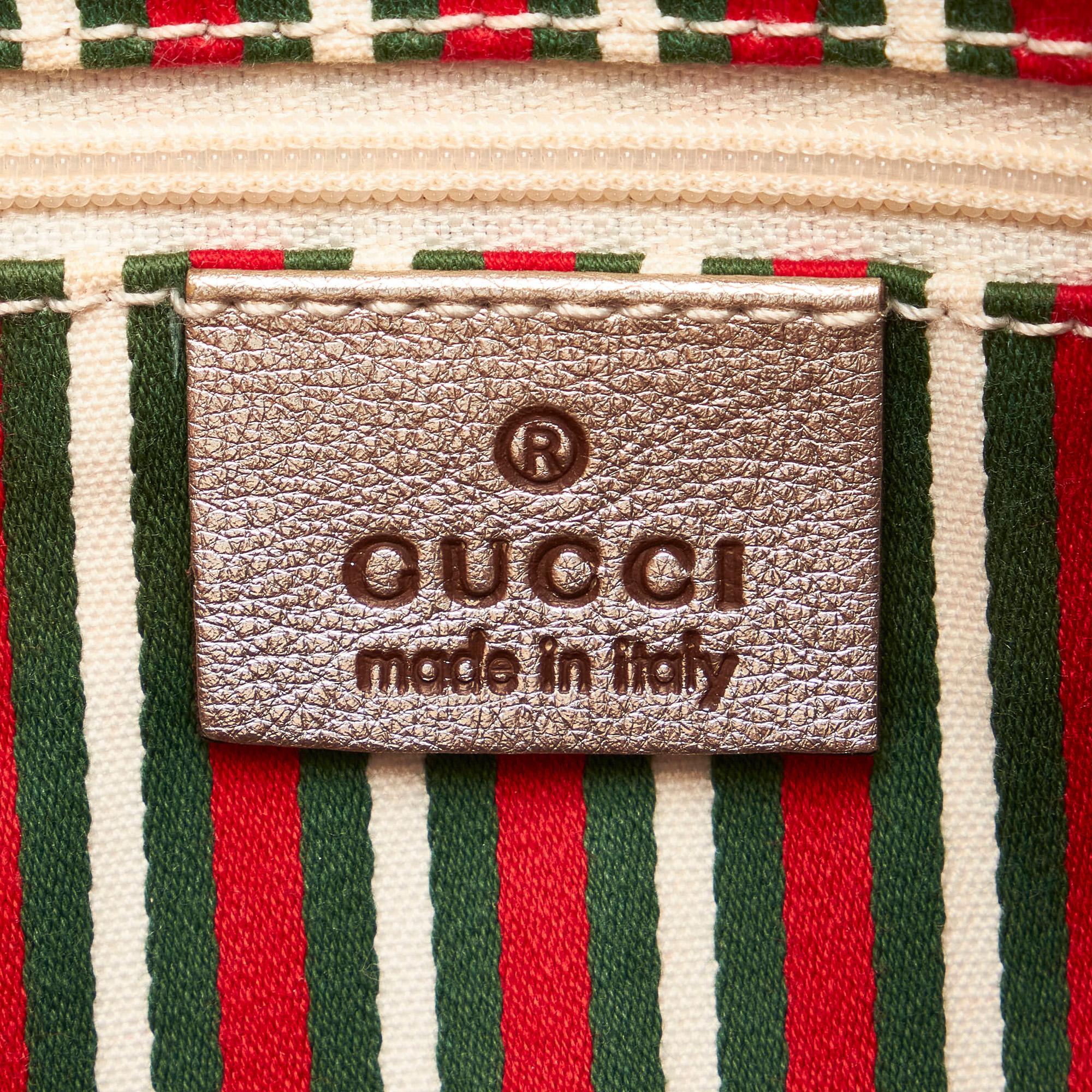 Gucci GG Canvas Abbey D-Ring Shoulder Bag (SHG-34762)