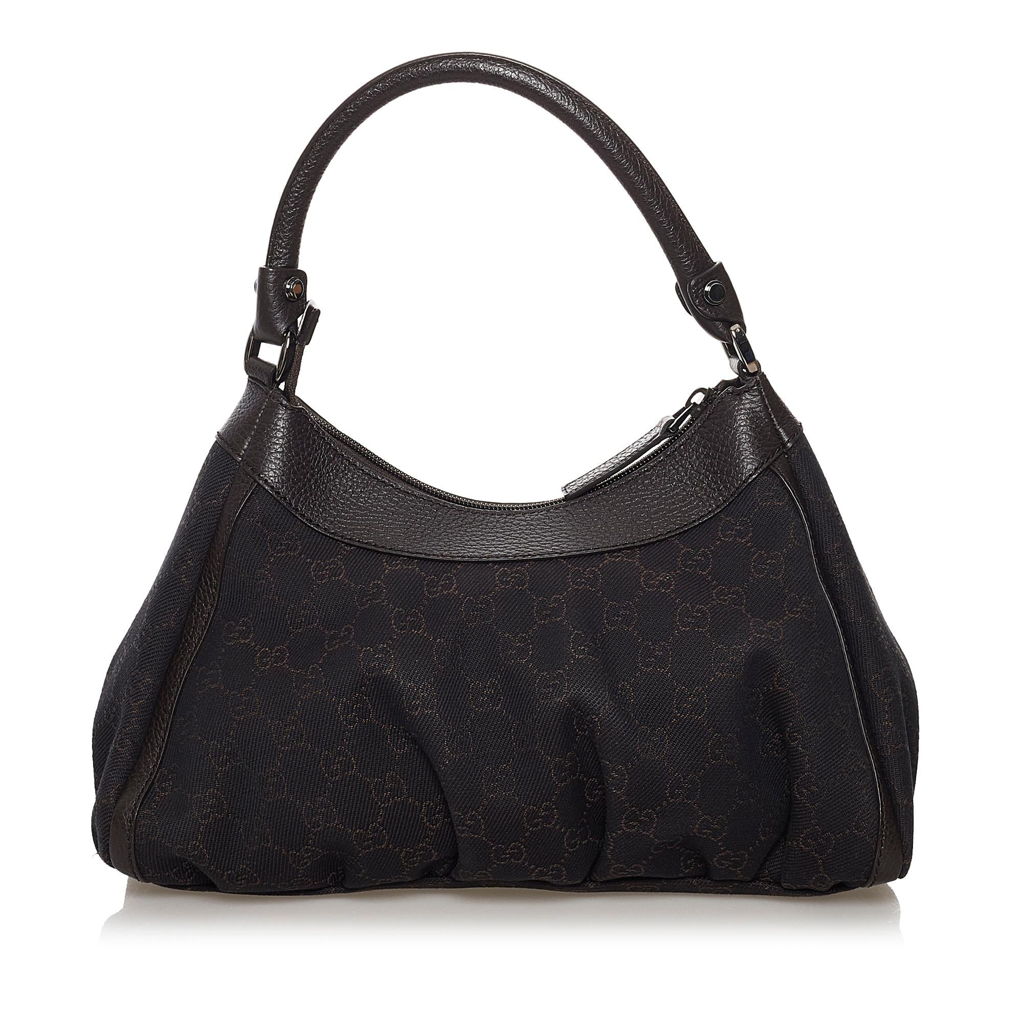 Gucci GG Canvas Abbey D-Ring Shoulder Bag (SHG-34775)