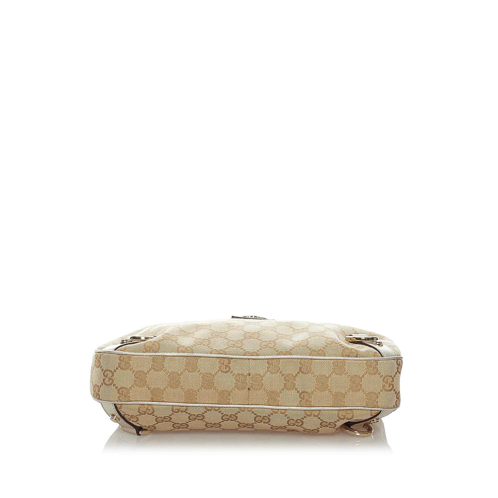 Gucci GG Canvas Abbey D-Ring Shoulder Bag (SHG-36153)