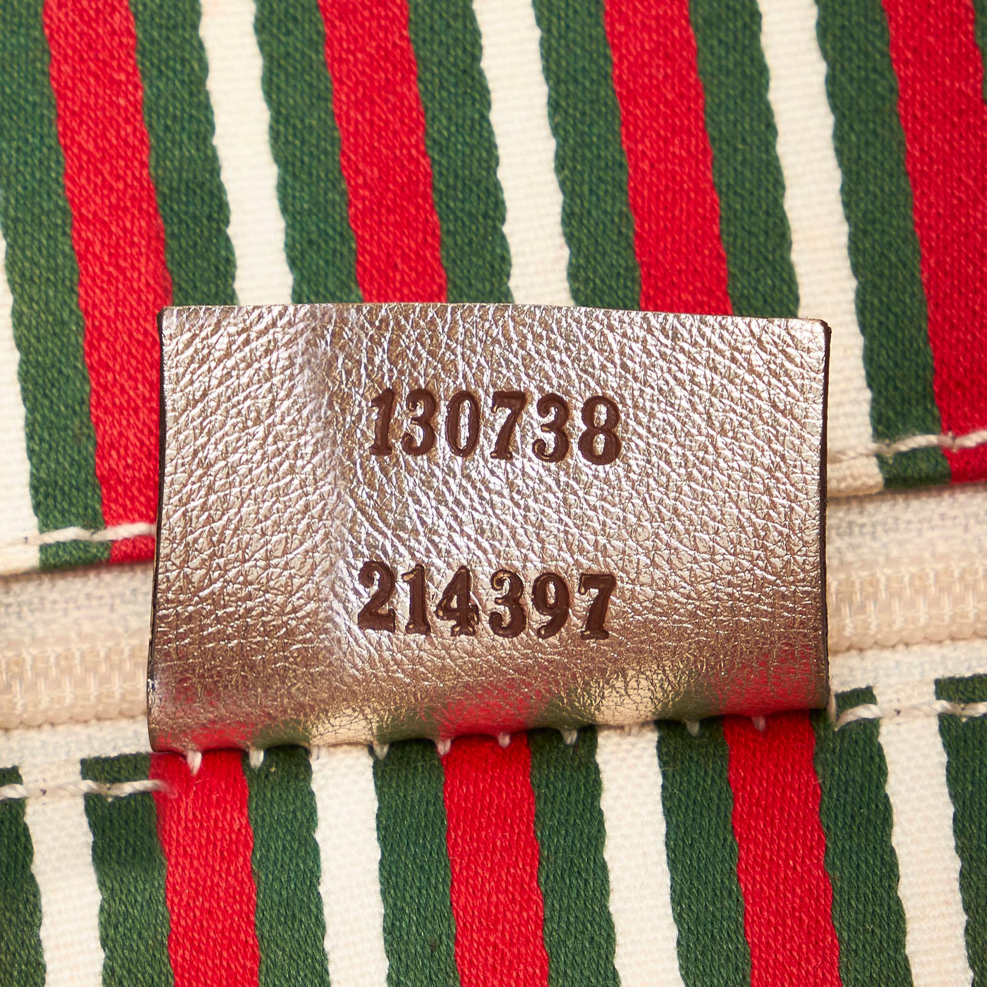 Gucci GG Canvas Abbey D-Ring Shoulder Bag (SHG-36153)