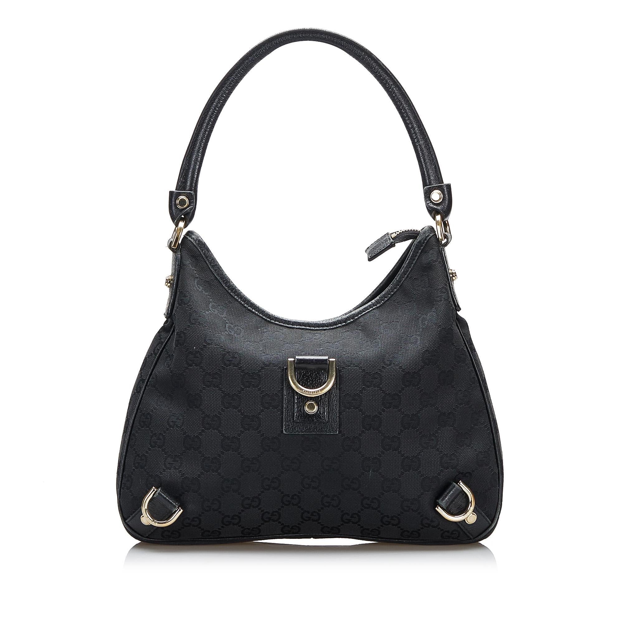 Gucci GG Canvas Abbey D-Ring Shoulder Bag (SHG-94jb7E)