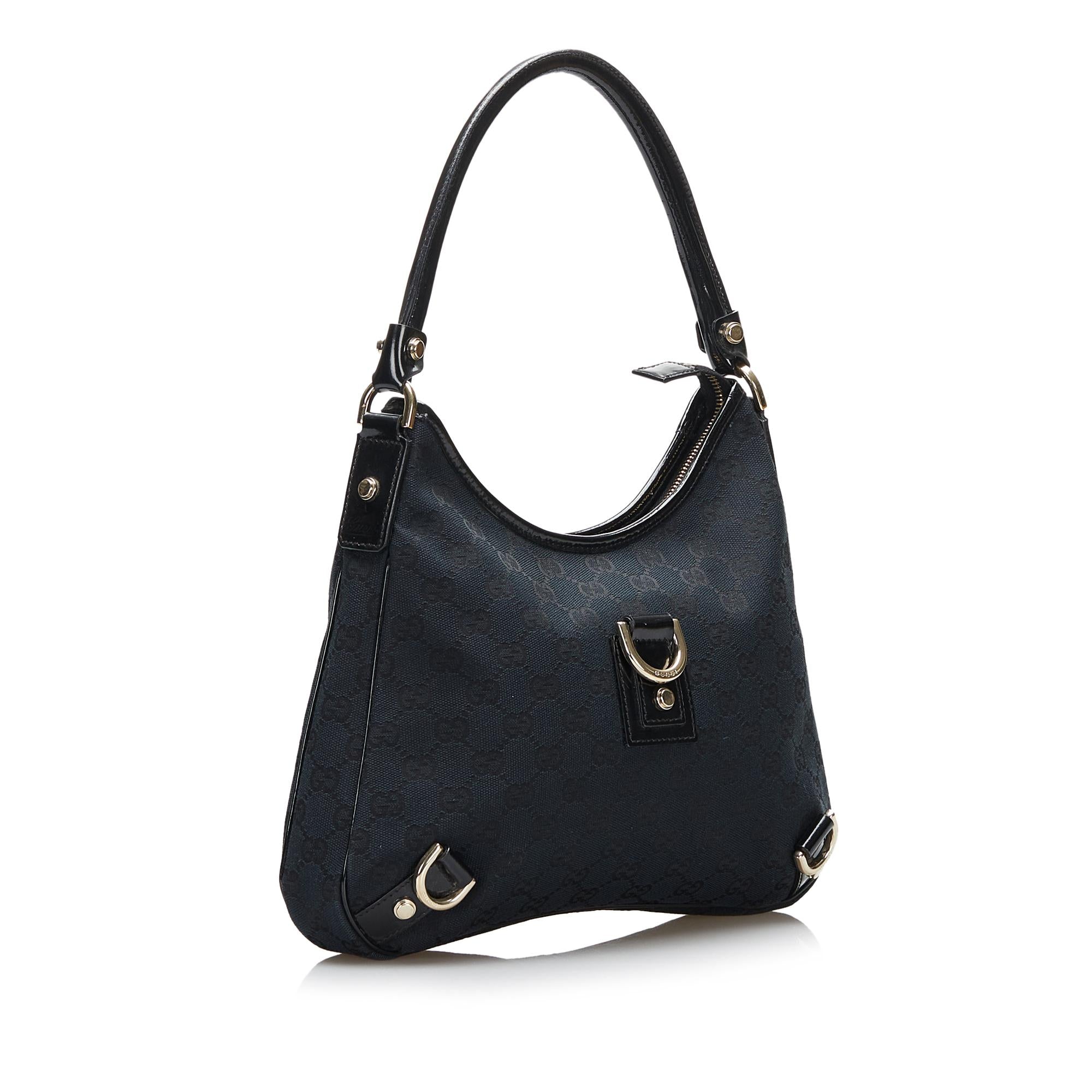 Gucci GG Canvas Abbey D-Ring Shoulder Bag (SHG-Q2yDex)