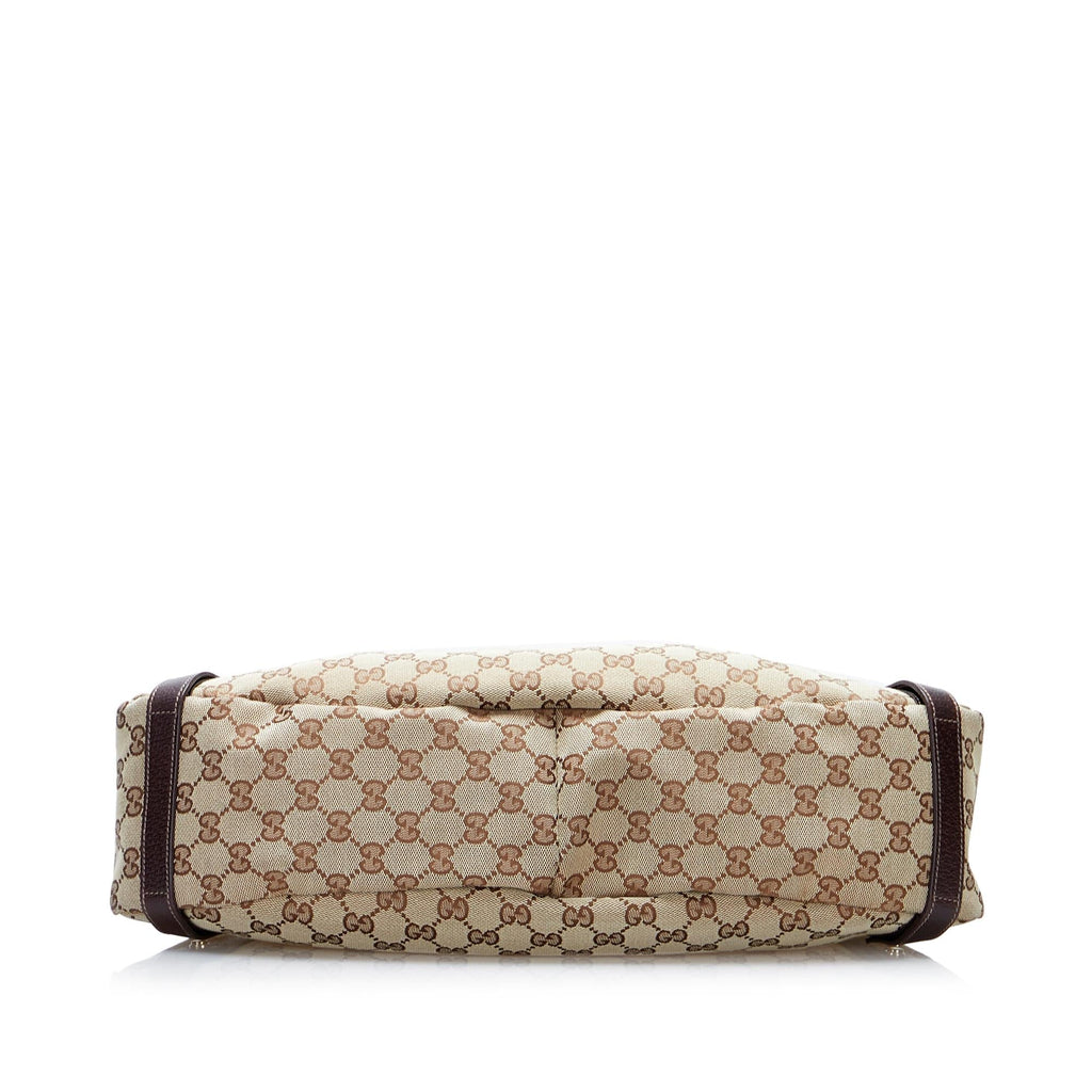 Gucci GG Canvas Abbey D-Ring Shoulder Bag (SHG-1FtxtO)