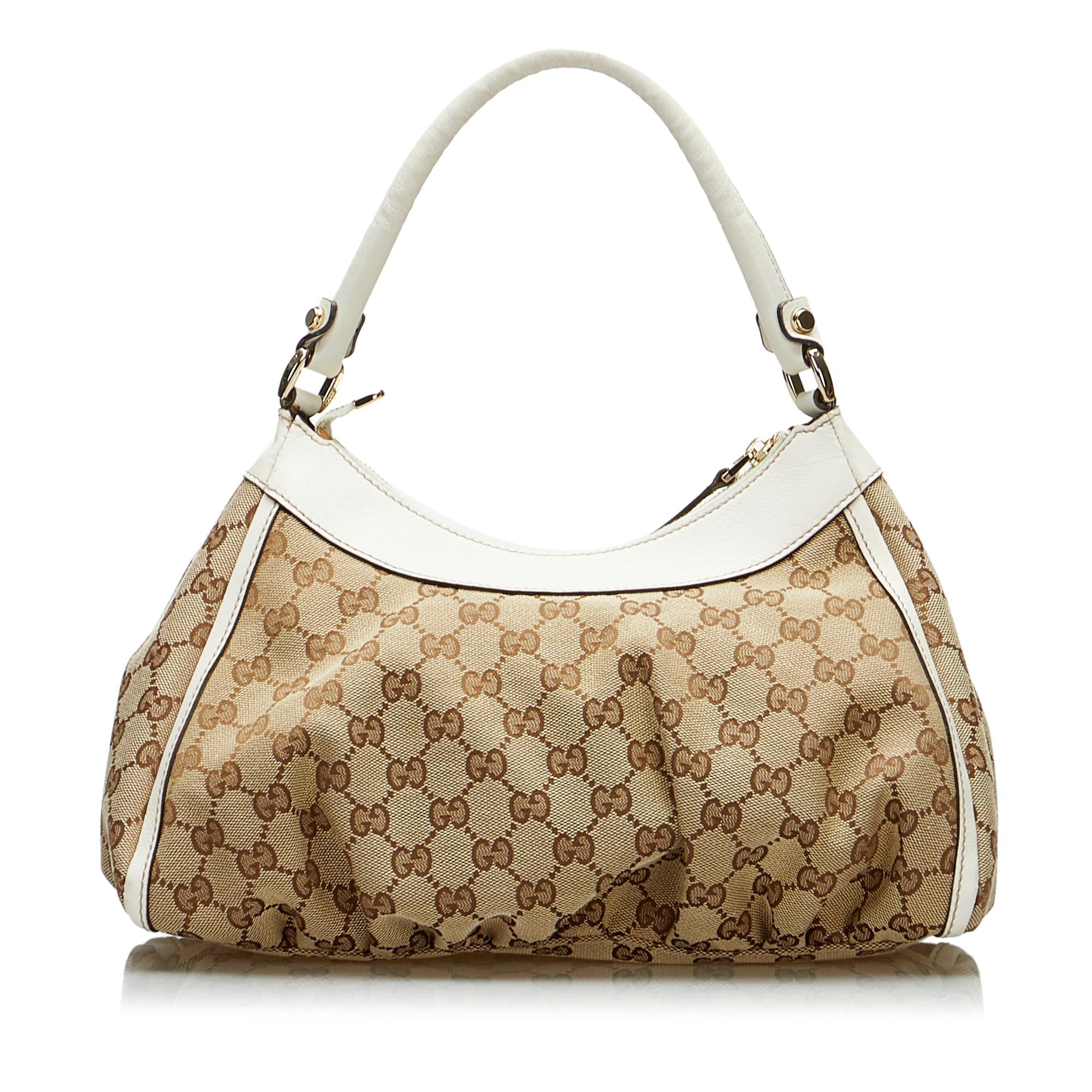 Gucci GG Canvas Abbey D-Ring Shoulder Bag (SHG-Qbw6rY)