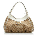 Gucci GG Canvas Abbey D-Ring Shoulder Bag (SHG-Qbw6rY)