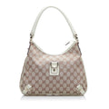 Gucci GG Canvas Abbey D-Ring Shoulder Bag (SHG-F1G55E)