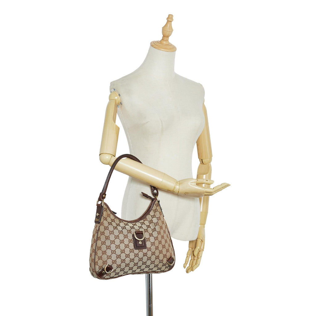 Gucci GG Canvas Abbey D-Ring Shoulder Bag (SHG-Kzprwn)