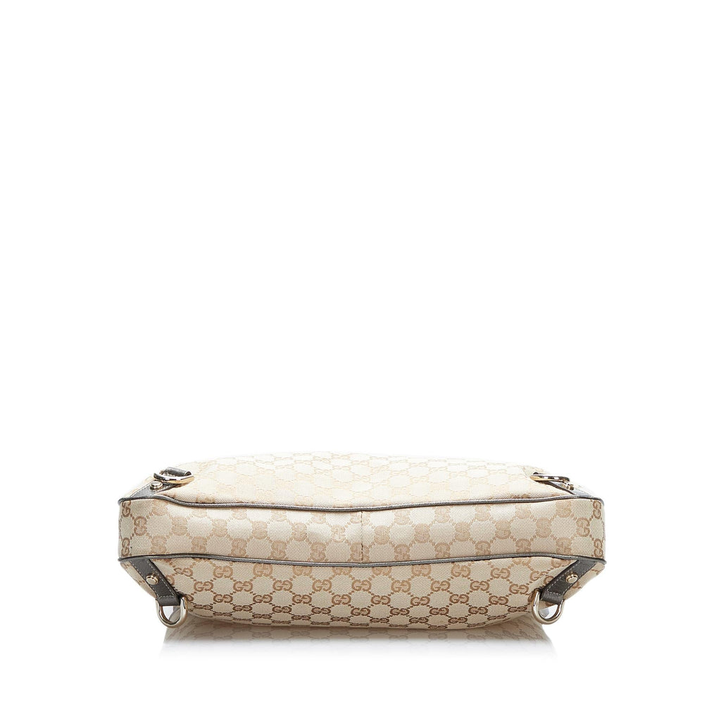 Gucci GG Canvas Abbey D-Ring Shoulder Bag (SHG-L79YSK)