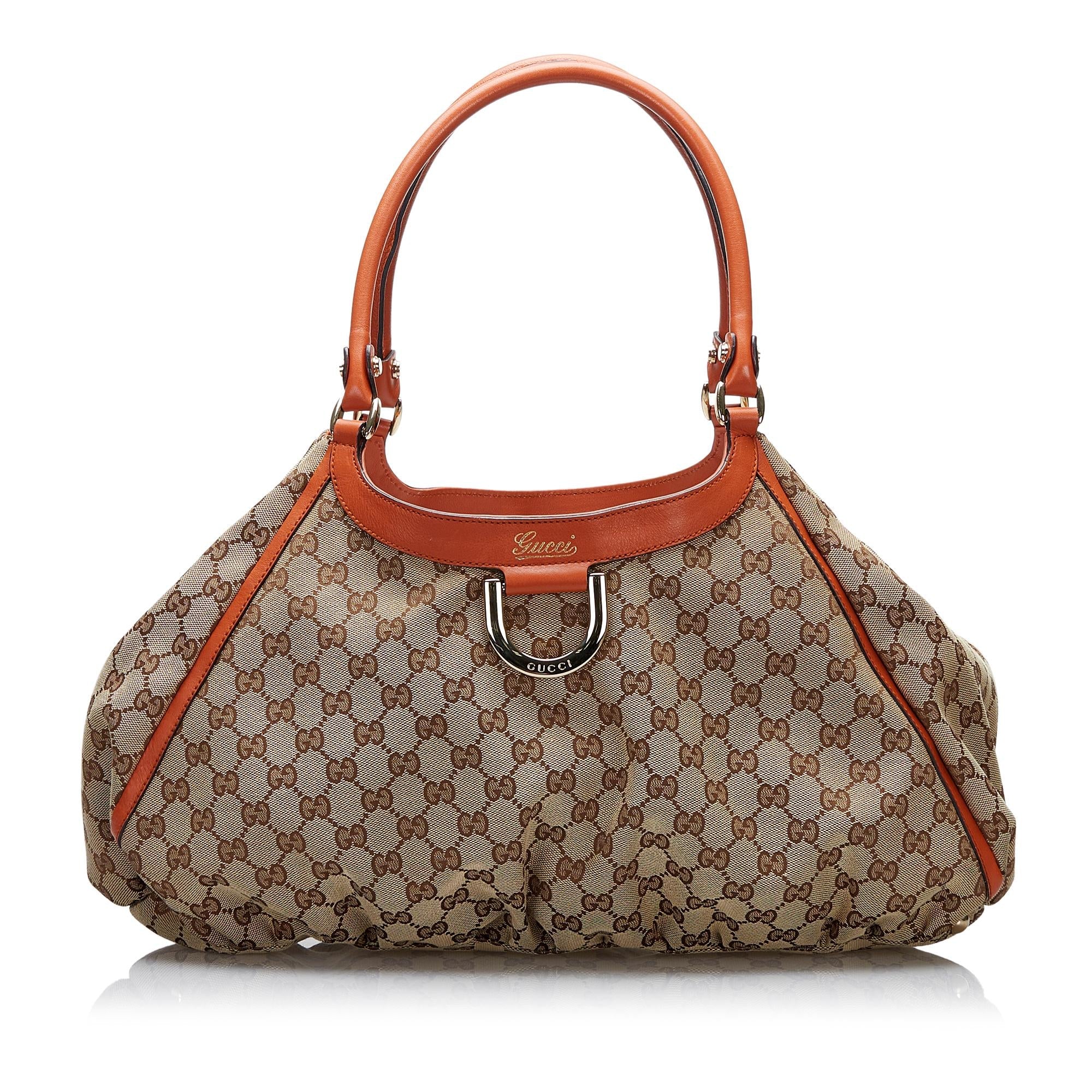 Gucci GG Canvas Abbey D-Ring Shoulder Bag (SHG-ztS7fP)