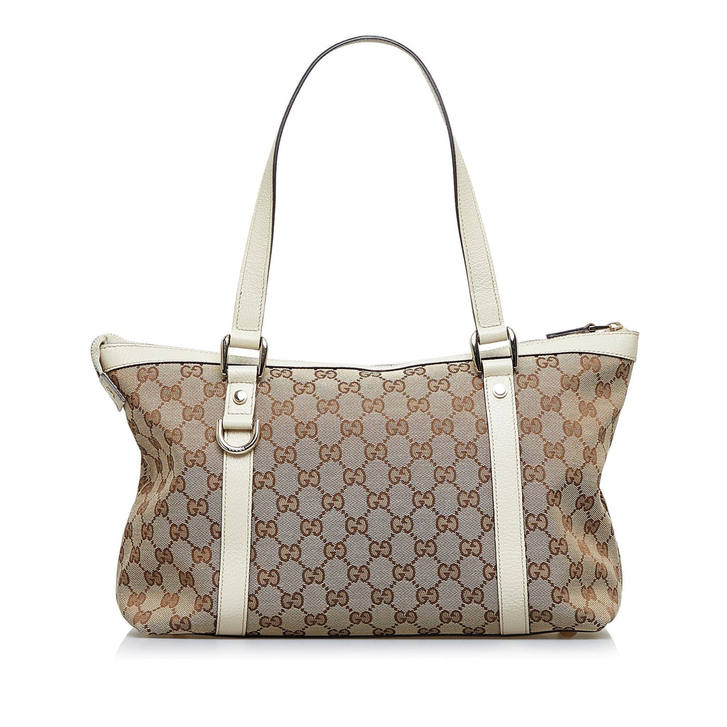 Gucci GG Canvas Abbey D-Ring Shoulder Bag (SHG-D37leV)