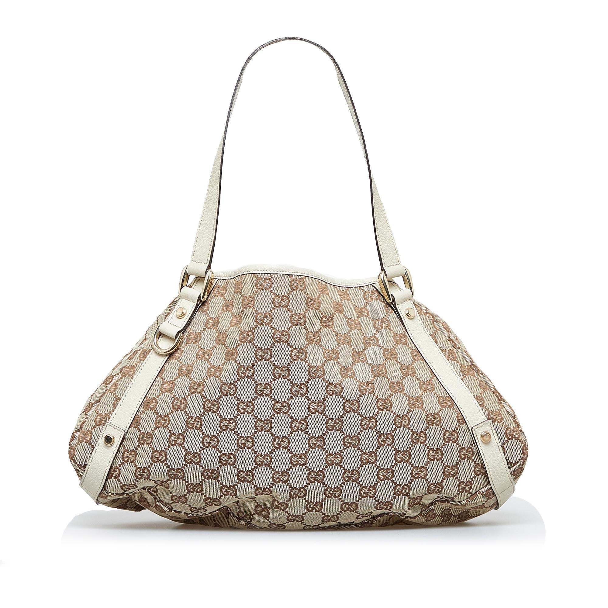 Gucci GG Canvas Abbey D-Ring Shoulder Bag (SHG-eDWQbG)